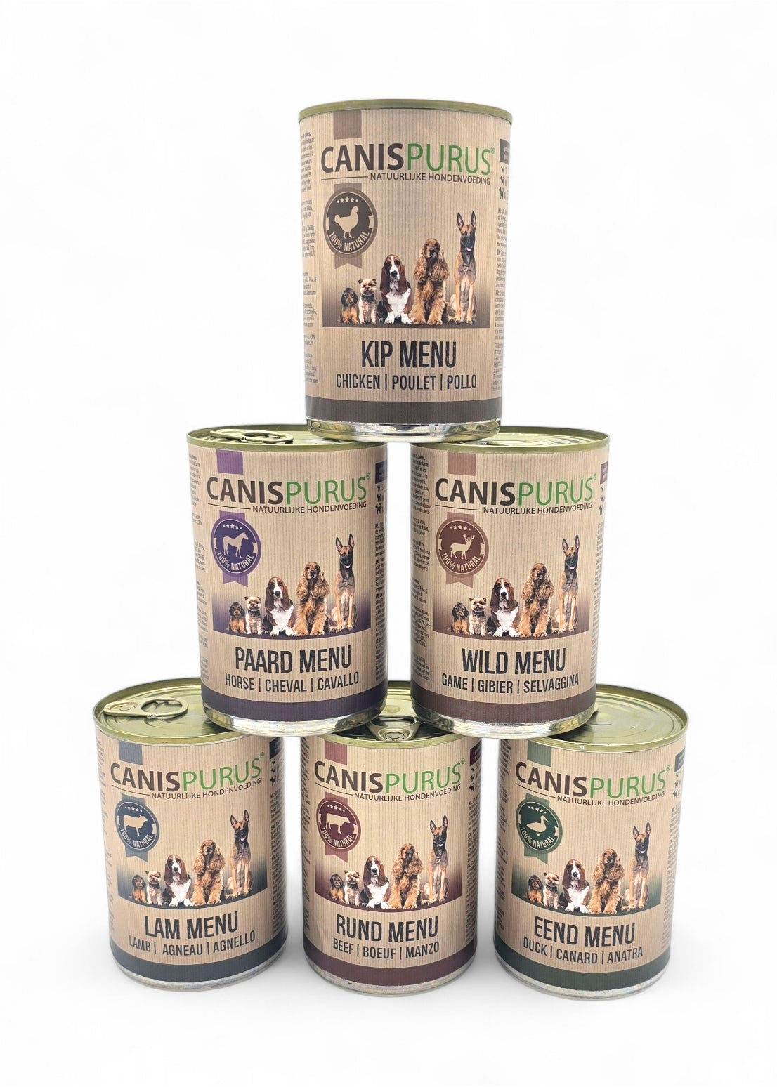 Kip Menu Blik | Canis Purus | Gestoomde voeding