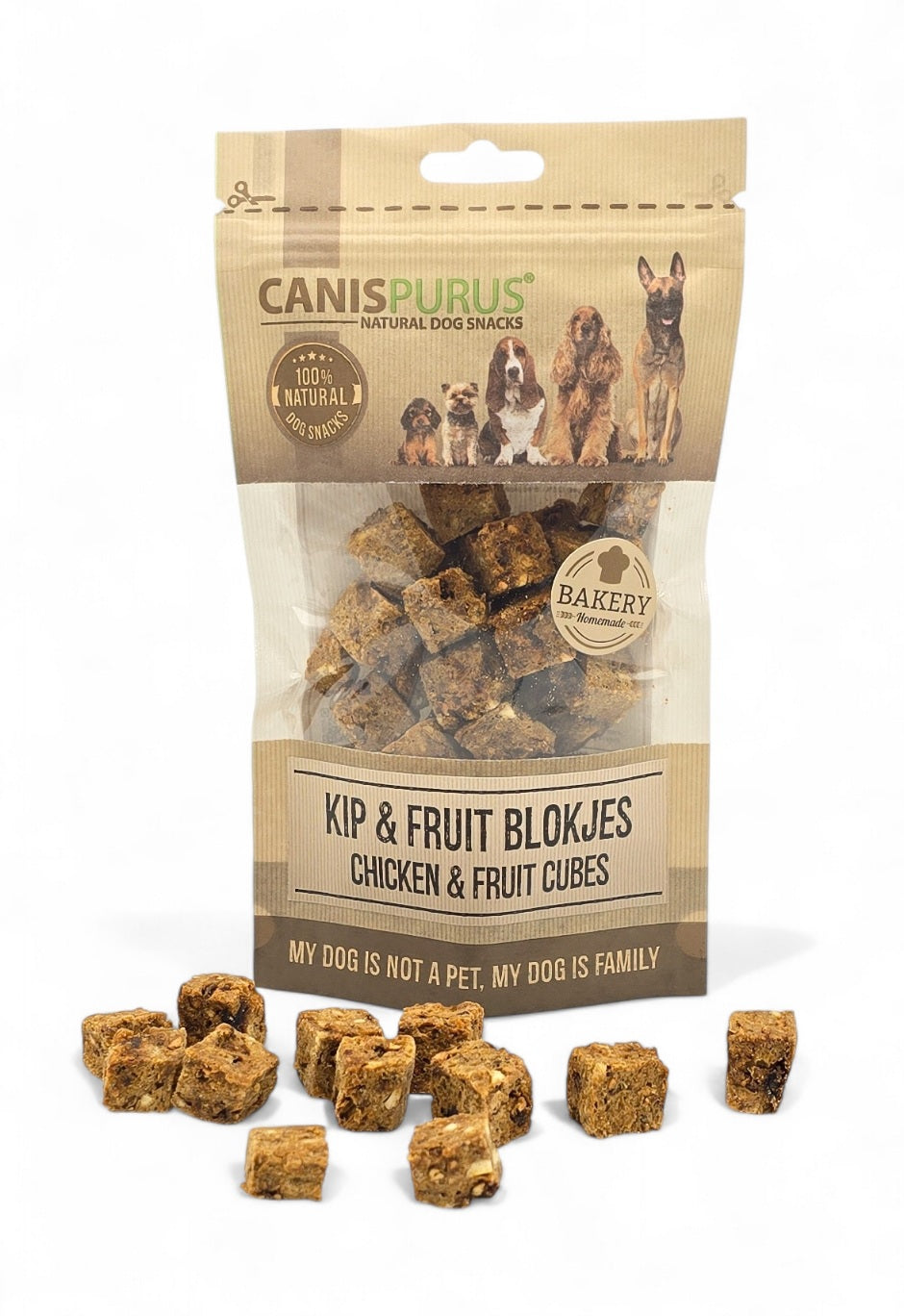 Kip & Groenten Blokjes Bakery | Canis Purus | Trainingssnack