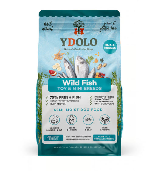 Wild Fish Mini | Ydolo Healthy & Pure | Semi-moist hondenvoer